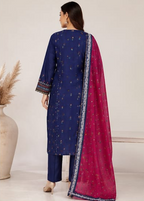 Zariya – Sky Blue Embroidered Lawn Kurta for Women
