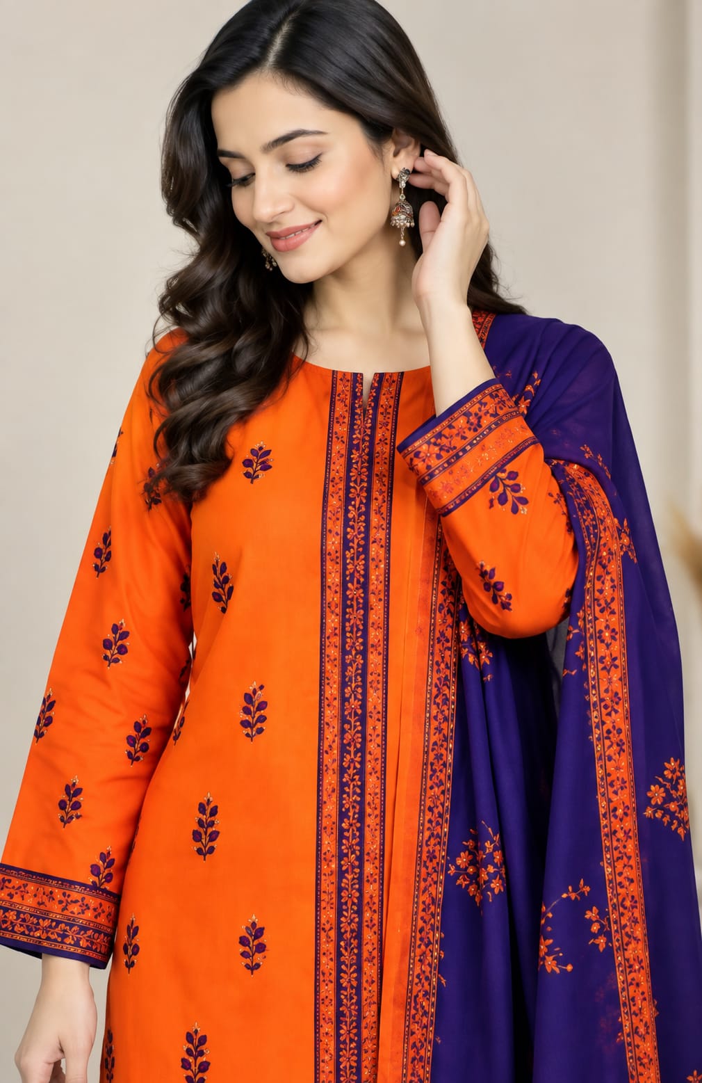 Radiant Orange Suit